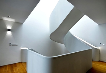 现代别墅设计楼梯场景