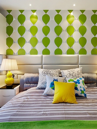 绿色环保一居室欣赏卧室