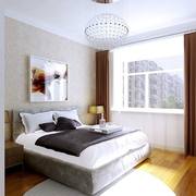 76平白色现代两居室欣赏卧室设计
