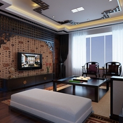 沉稳雅致中式住宅欣赏客厅设计