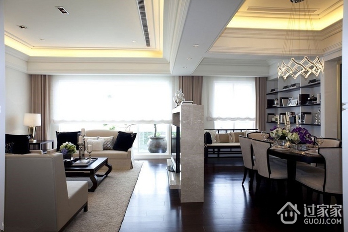109平现代舒适住宅欣赏客厅设计