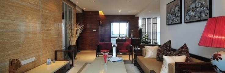 中式传统风住宅欣赏客厅电视柜
