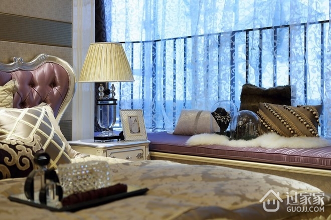 130平奢华欧式住宅欣赏卧室效果设计