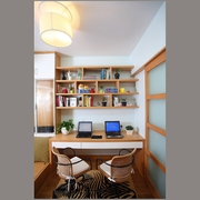 简约单身公寓书房设计