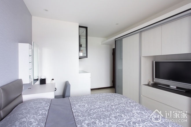 82平现代质感住宅欣赏卧室设计