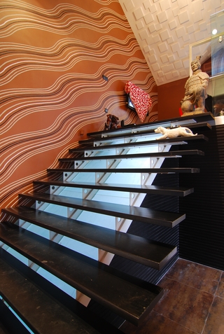 现代复式效果图设计楼梯设计