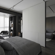 现代效果图设计住宅欣赏卧室陈设