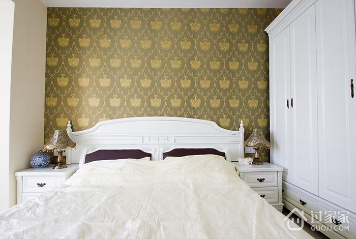 卧室壁纸装饰效果图 温馨家居