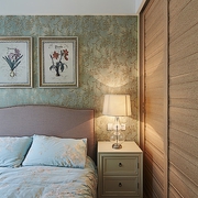 107平温馨美式住宅欣赏卧室局部设计