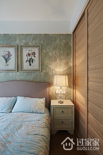 107平温馨美式住宅欣赏卧室局部设计