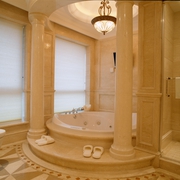 欧式风格住宅设计浴缸效果图片
