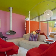 奇妙色彩打造混搭住宅欣赏客厅