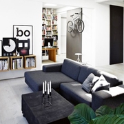 现代黑白公寓设计欣赏