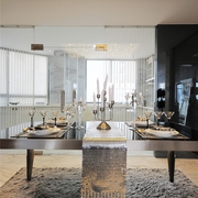 石材贴面现代三居室欣赏餐厅设计