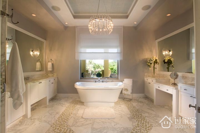 轻奢欧式风格效果图轻奢欧式风格效果图浴室