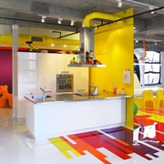 当代艺术彩色住宅欣赏厨房设计