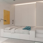 50平现代巧妙设计欣赏卧室