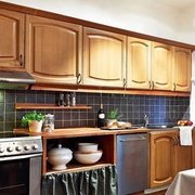 70平复古欧式欣赏厨房设计