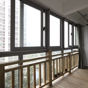 清新蔚蓝美式复式欣赏阳台设计