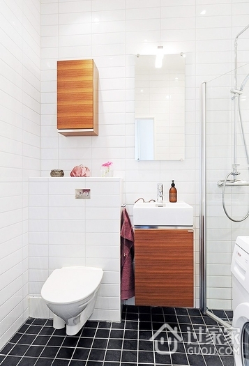 96平独特设计北欧公寓欣赏卫生间