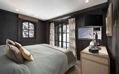 墨色现代流行别墅欣赏卧室效果图
