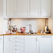 69平白色北欧两居欣赏厨房设计