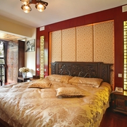 中国风中式卧室床