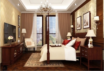 新古典风格住宅欣赏卧室