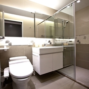 120平三室两厅住宅欣赏卫生间设计