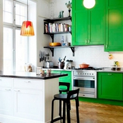 80平彩色两居室欣赏厨房