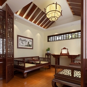 中式典雅别墅欣赏客厅