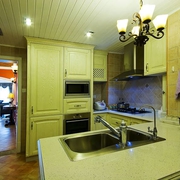 123平美式三室住宅欣赏厨房陈设