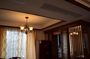 102平新中式住宅欣赏客厅灯