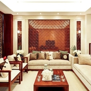 典雅大气中式一居室欣赏客厅设计