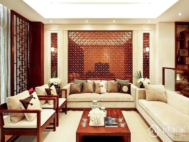典雅大气中式一居室欣赏客厅设计