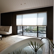 现代风格白色别墅空间卧室设计