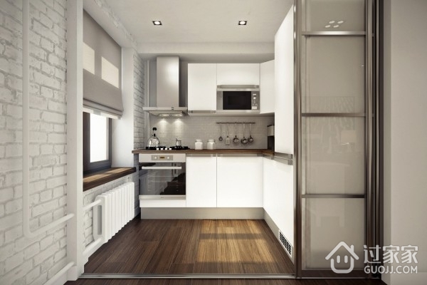 40平现代一居室欣赏厨房