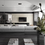 黑白时尚幸福现代住宅欣赏客厅