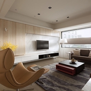 现代时尚住宅设计套图欣赏客厅效果图