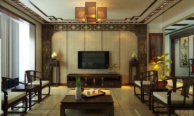 新中式风格住宅欣赏卧室设计