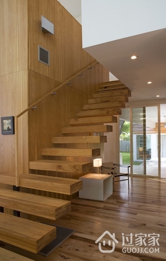 现代时尚别墅效果图楼梯设计