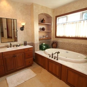 美式风格装饰图主卧浴室