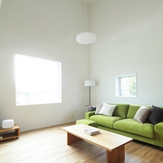 112平日式风格住宅欣赏客厅设计图
