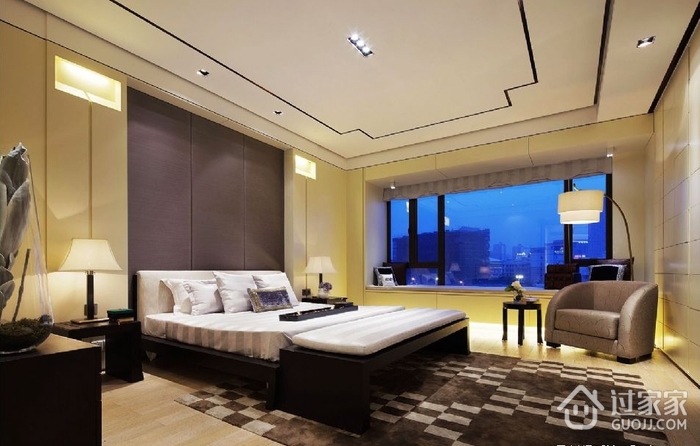 现代风格豪宅设计卧室效果图设计