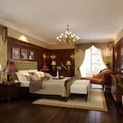 古典设计美式别墅欣赏卧室