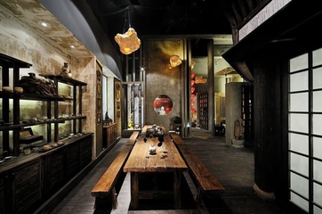中式奢华艺术品住宅欣赏餐厅
