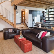 loft公寓设计效果图家庭厅