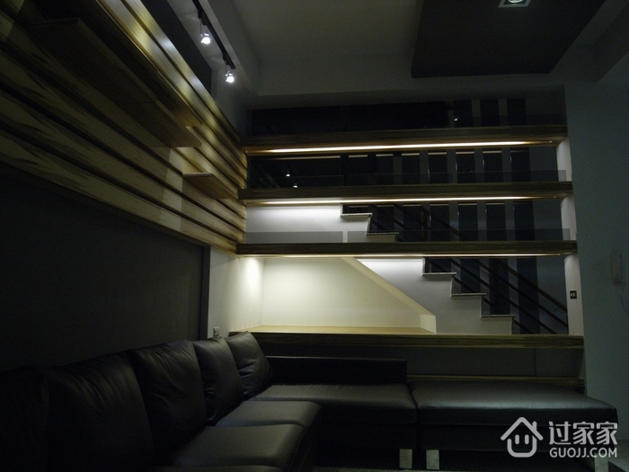 简约设计别墅设计客厅楼梯