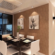 100平简约三居室案例欣赏餐厅餐桌设计