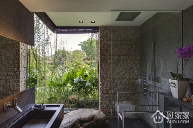 现代绿色环保别墅欣赏卫生间设计